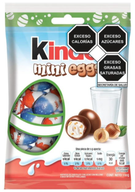 Cofepris emite alerta para los productos 'Kinder mini eggs'