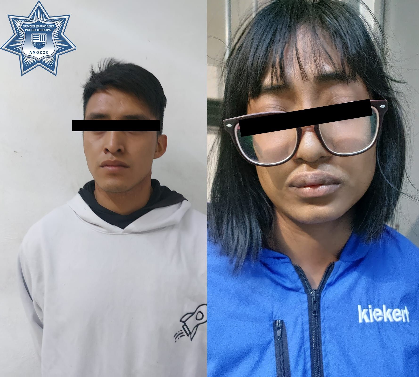 Detienen a presuntos ladrones que asaltaron Coppel de Amozoc