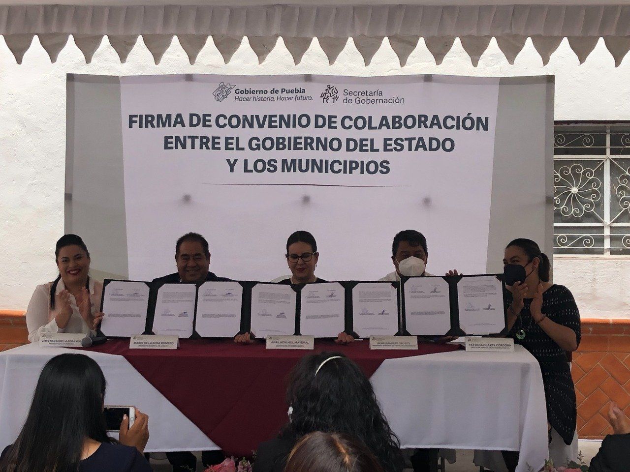 Firman convenio para erradicar violencia contra las mujeres en Amozoc.