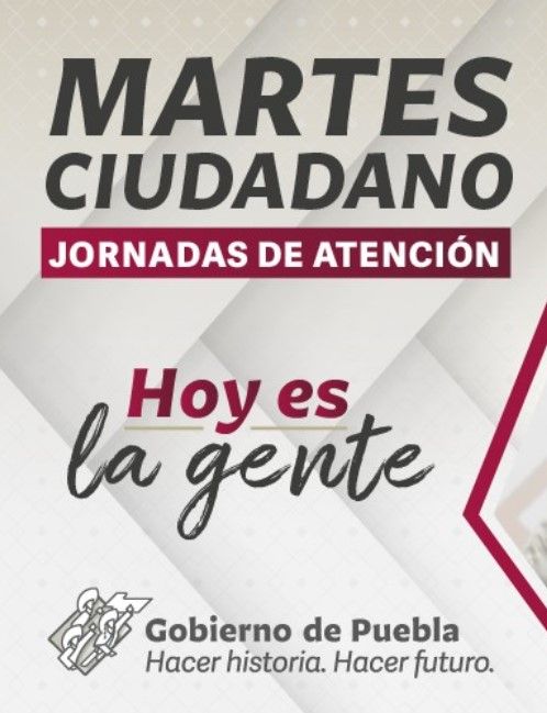 Llega programa #Martes Ciudadano a Amozoc este 28 de Junio