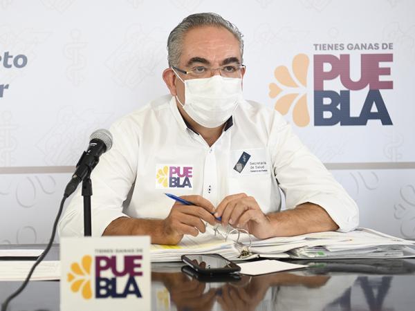 Aumentan 14% casos de COVID en Puebla.