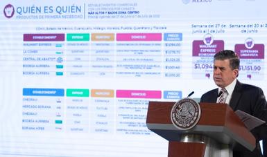 Reporta Profeco significativo descenso en precios máximos de canasta básica.