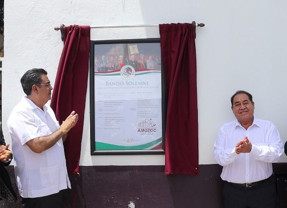 Coloca Gobierno de Amozoc Bando Solemne de Fiestas Patrias 2022