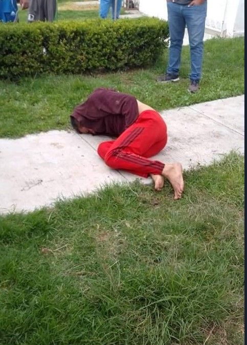 Golpean a presunto ladrón en Amozoc