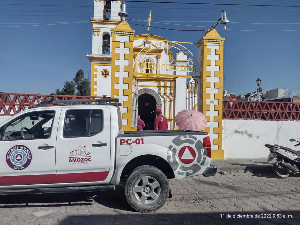 Reportan saldo blanco tras sismo de este domingo en Amozoc y Tepeaca.
