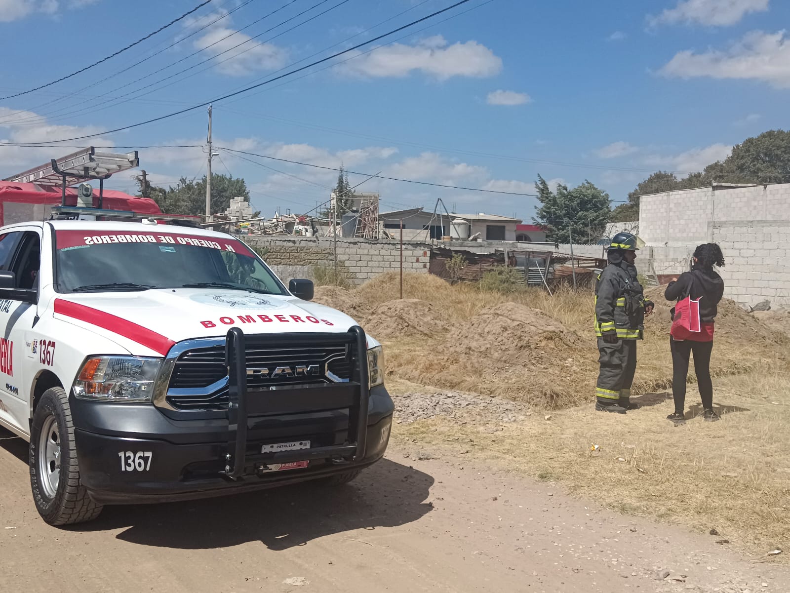 Explota tanque de gas en Amozoc