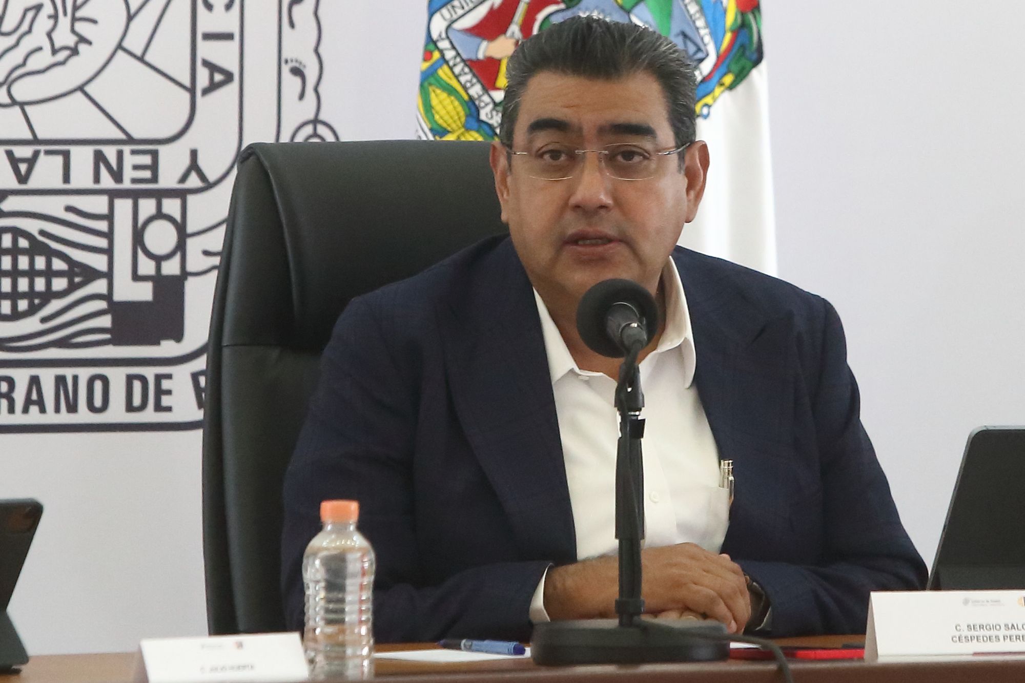 Sergio Salomón se pronuncia respecto a las detenciones en Amozoc