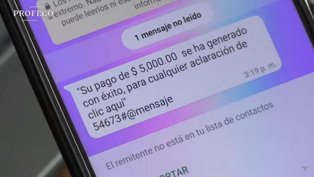 Profeco alerta de mensajes de texto ‘estafadores