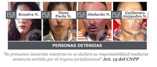 Aseguran por narcomenudeo a 4 personas tras cateo a un departamento en Amozoc