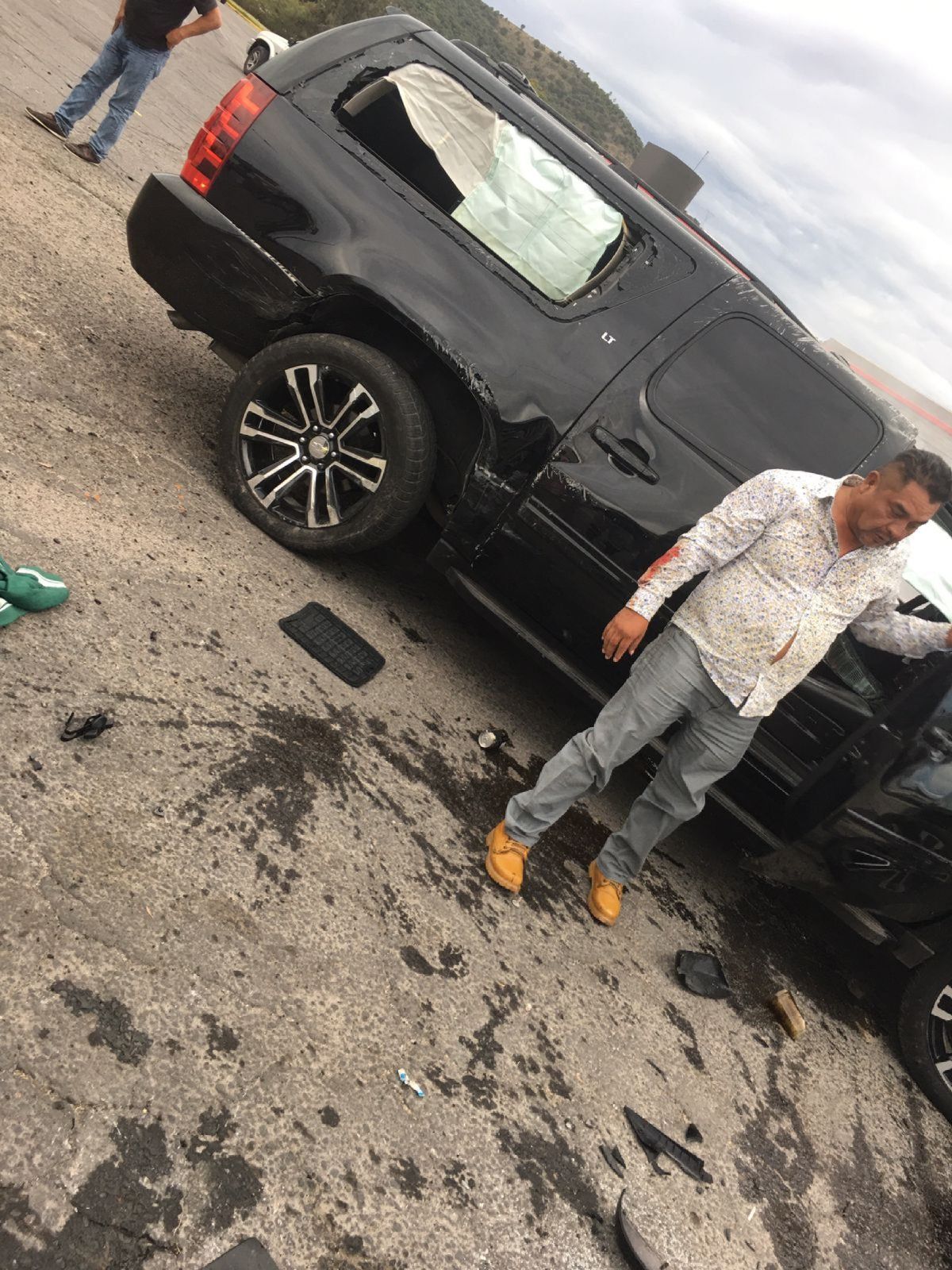 Accidente vial del subdirector de tránsito de Amozoc