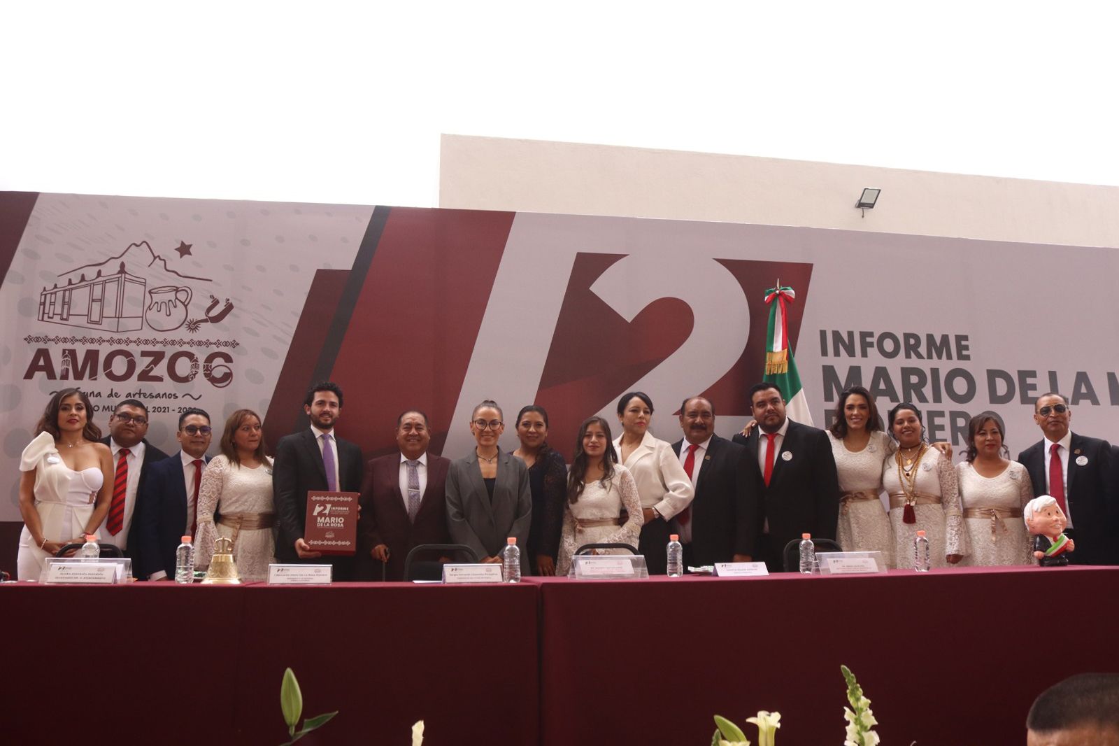 Mario de la Rosa rinde su segundo informe en Amozoc e informa sobre avances e inversión histórica