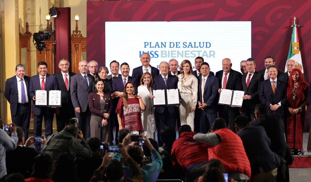 Firma Puebla Acuerdo Nacional para la Federalización del Sistema de Salud para el Bienestar