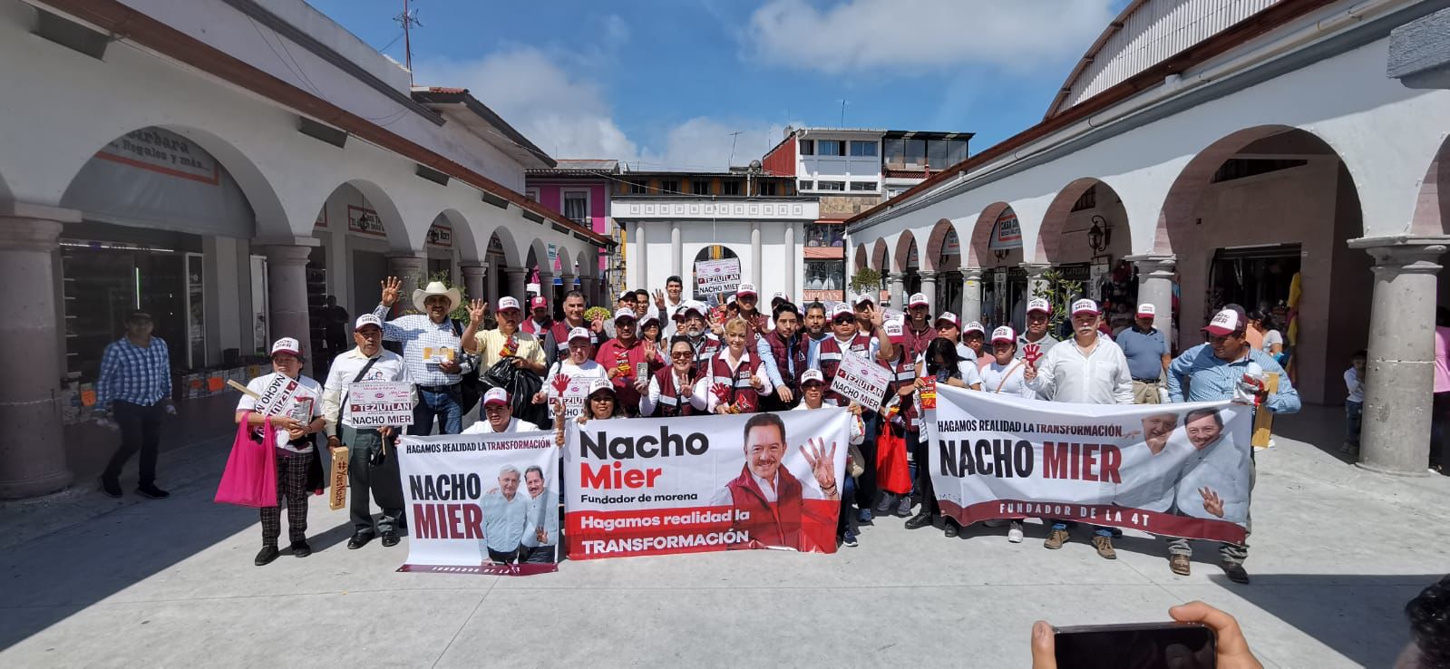 Domingo de Nacho Mier: sale a las calles de todo Puebla con su estructura.