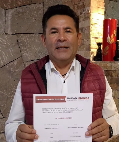 Ex legislador local busca la alcaldía de Amozoc por Morena