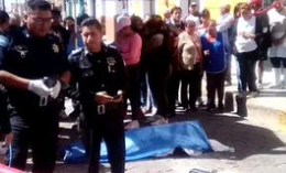 Adulto mayor muere atropellado por motociclista en Amozoc