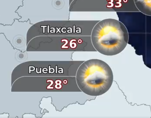 Clima caluroso este lunes y calidad regular de aire