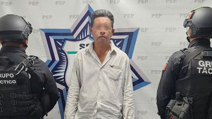 Detienen a hombre en Amozoc por portación de arma y lesiones