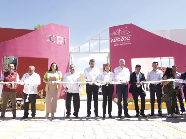 Entrega Sergio Salomón nuevo Centro de Rehabilitación Integral en Amozoc