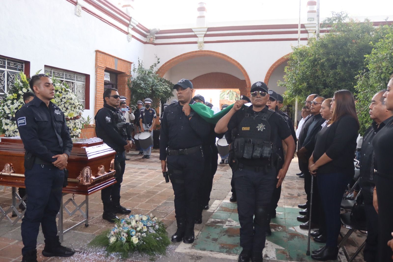 Amozoc Honra la Memoria del Policía Albino Hernández Bautista