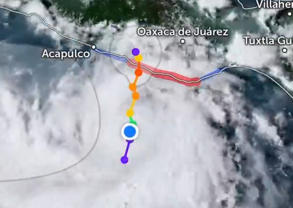 Lluvias Intensas Arriban a Puebla por Paso del Huracán "John"