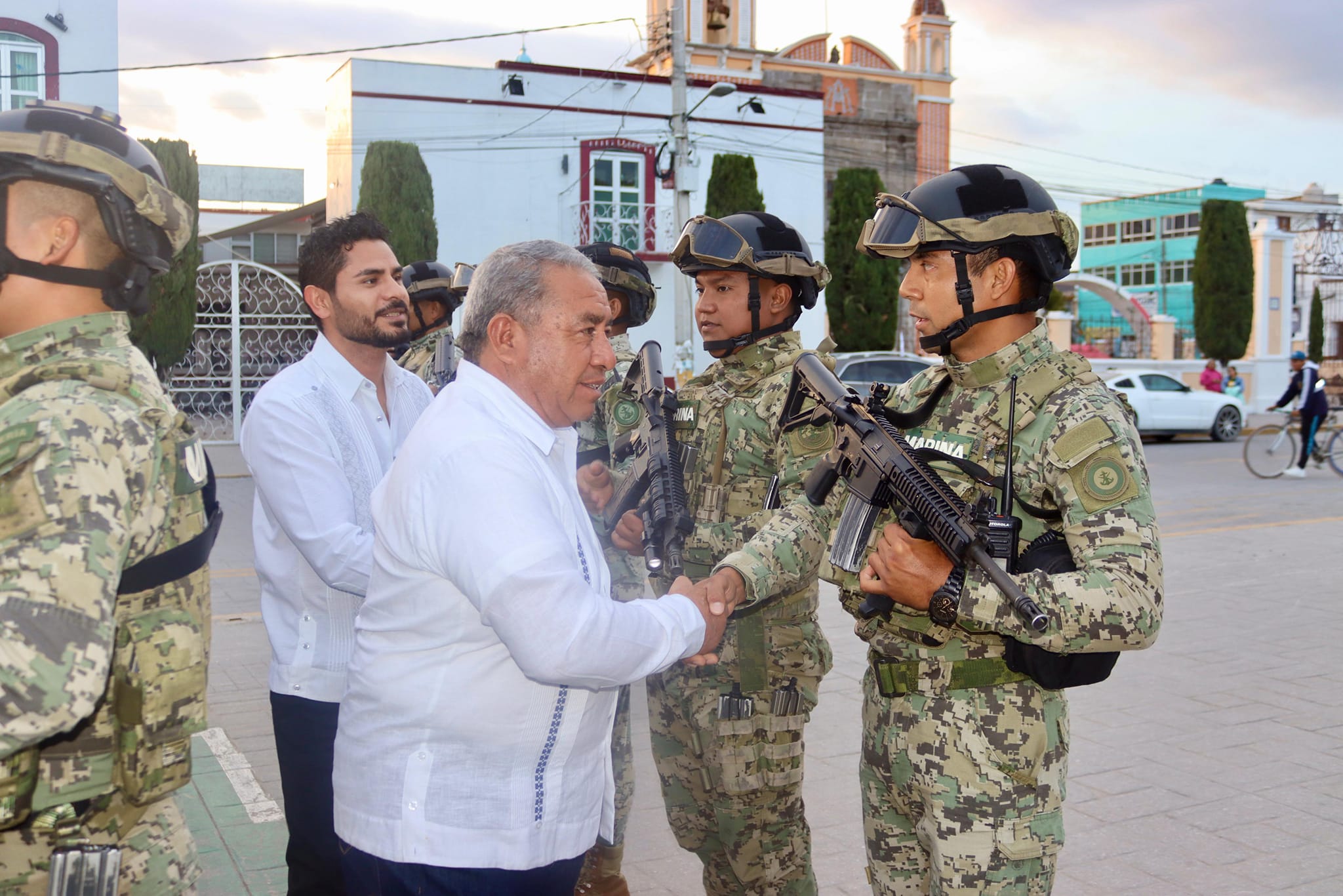 Con apoyo de la Marina, Amozoc lanza el Operativo Centinela para combatir la inseguridad
