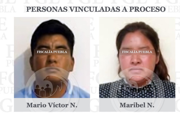 Fiscalía esclarece asesinato de dos hombres en Amozoc; vinculan a proceso a dos personas.