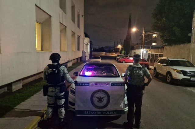 Guardia Nacional detiene a sospechoso y asegura vehículo usado para retenes falsos en Amozoc, Puebla