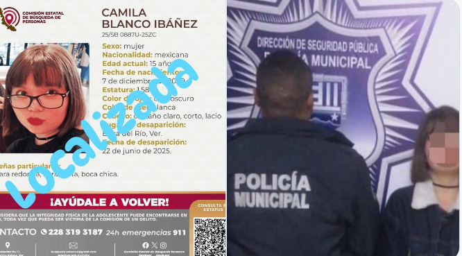 Policía Municipal de Amozoc Rescata a Joven Reportada como Desaparecida en Veracruz