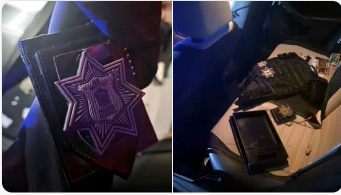 Guardia Nacional Asegura Vehículo Policial falso Utilizado para Asaltos en Autopista Puebla-Orizaba