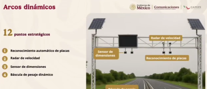 Instalan arco dinámico en la caseta de Amozoc