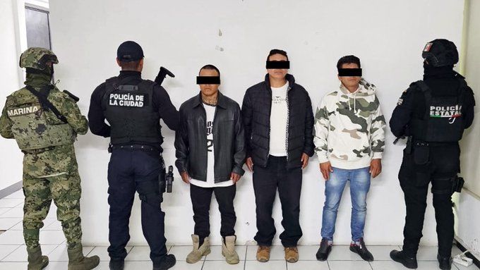 Autoridades lograron detener a 3 presuntos responsables del violento doble homicidio ocurrido recientemente en esta localidad