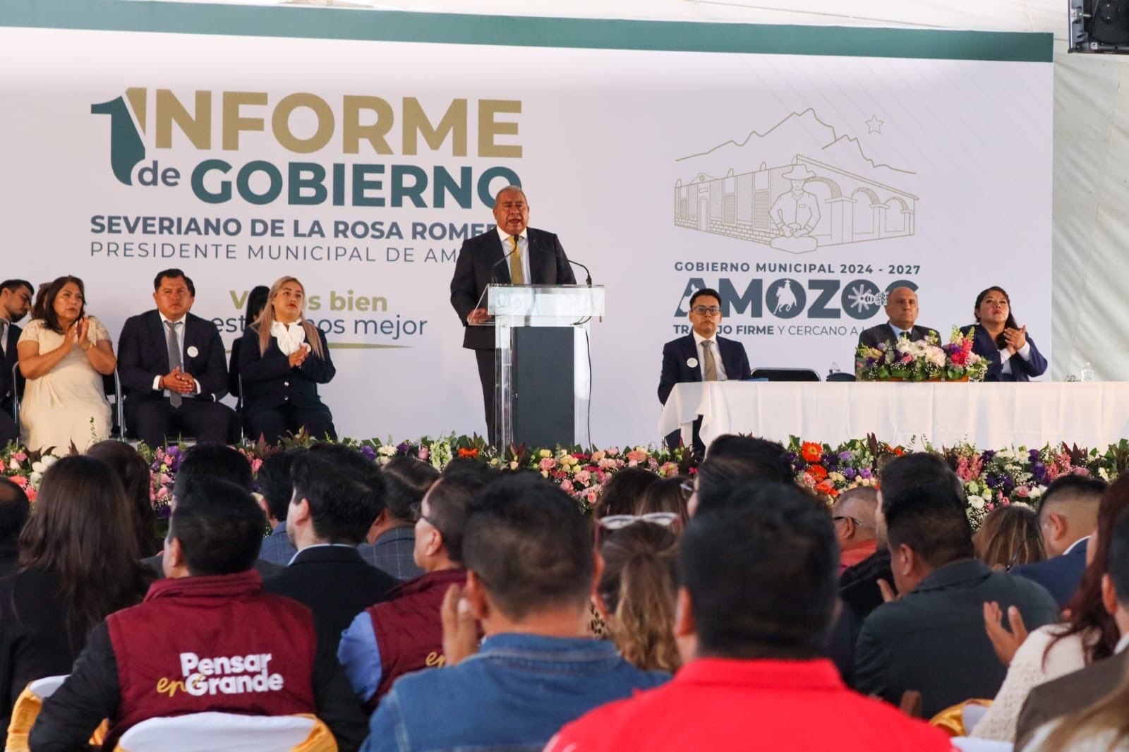 Severiano de la Rosa Rinde Primer Informe de Gobierno en Amozoc: Enfasis en Seguridad, Obra Pública y Justicia para Mujeres