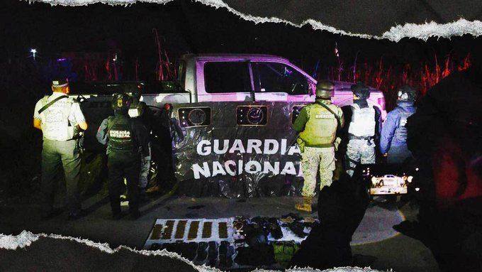 Intenso enfrentamiento a balazos en Amozoc: Guardia Nacional repele agresión y asegura arsenal en operativo conjunto