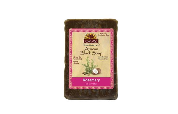 Okay, African Black Soap, Rosemary, 55 oz (156 g