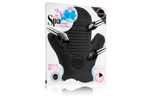 2X Sigma Spa® Brush Cleaning Glove  black
