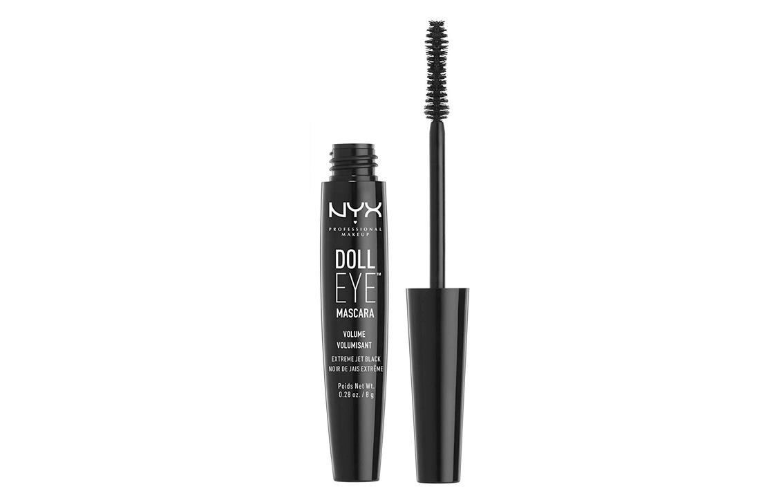 NYX Doll Eye Mascara, Extreme Black, Volume, DE02, 028 oz 