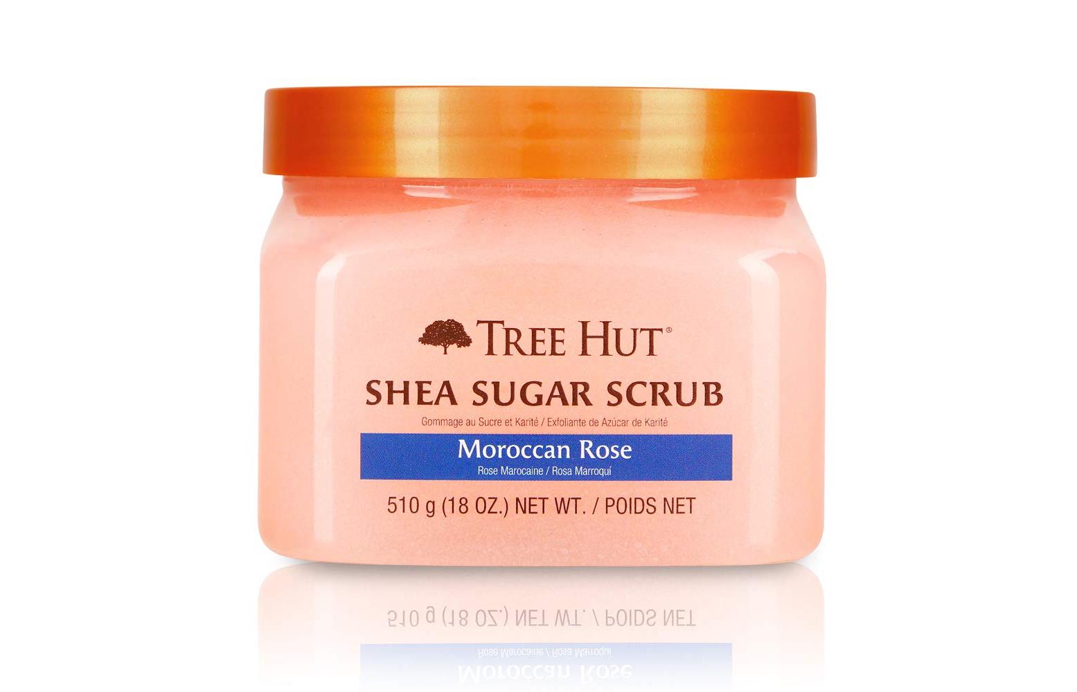 Tree Hut, Shea Sugar Scrub، الزهرة المغربية، 18 أوقية (510 جم)