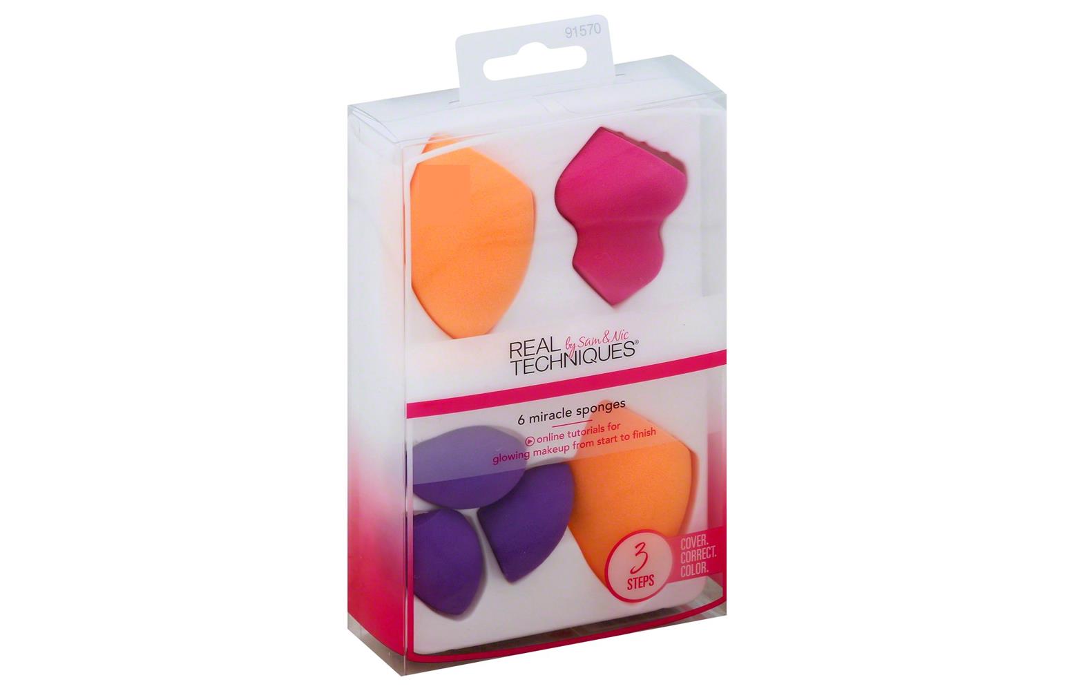 مجموعة 6 اسفنجات ميراكل للمكياج