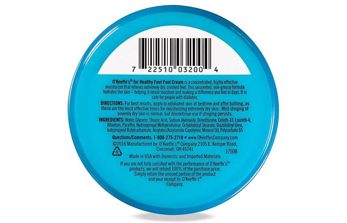 OKeeffes for Healthy Feet, Foot Cream 32oz 91 جرام