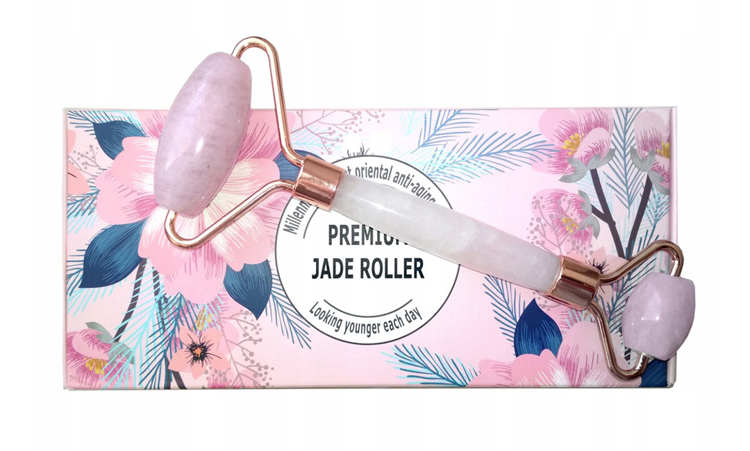 عجلة حجر اليشم للعناية بالبشرة جيد رولر  فيقوورلد