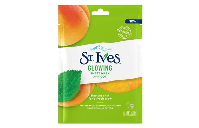 قناع ورقي بالمشمش لبشرة لامعة من سانت ايفز  قناع 1 