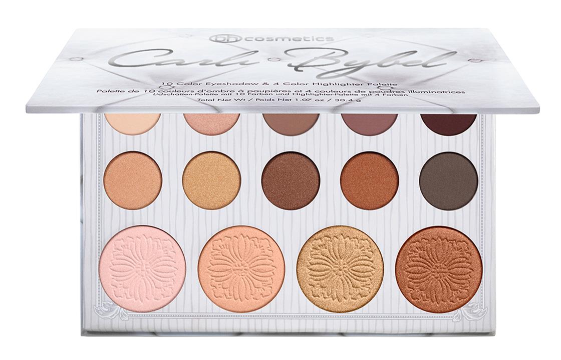  BH Cosmetics Carli Bybel 14 Color Eyeshadow  Highlighter Palette,  