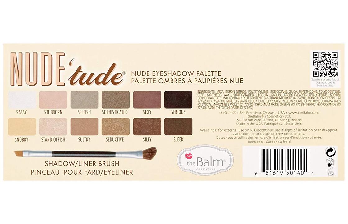  theBalm NUDE tude Eyeshadow Palette nice