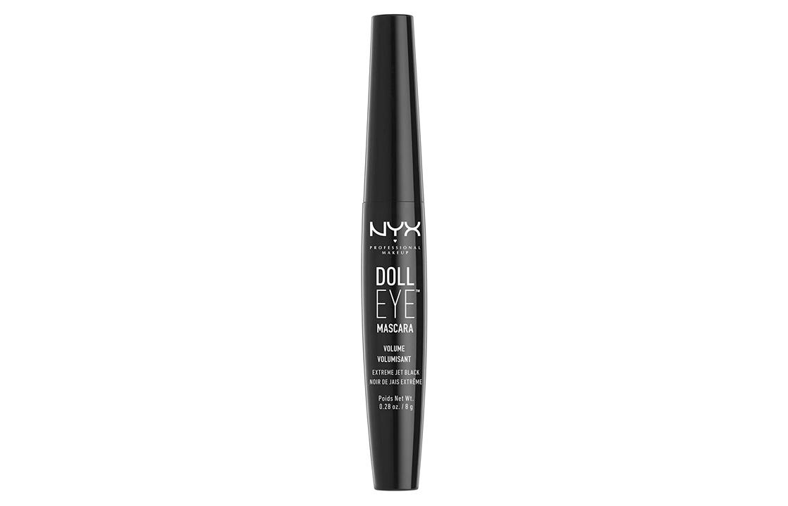 NYX Doll Eye Mascara, Extreme Black, Volume, DE02, 028 oz 