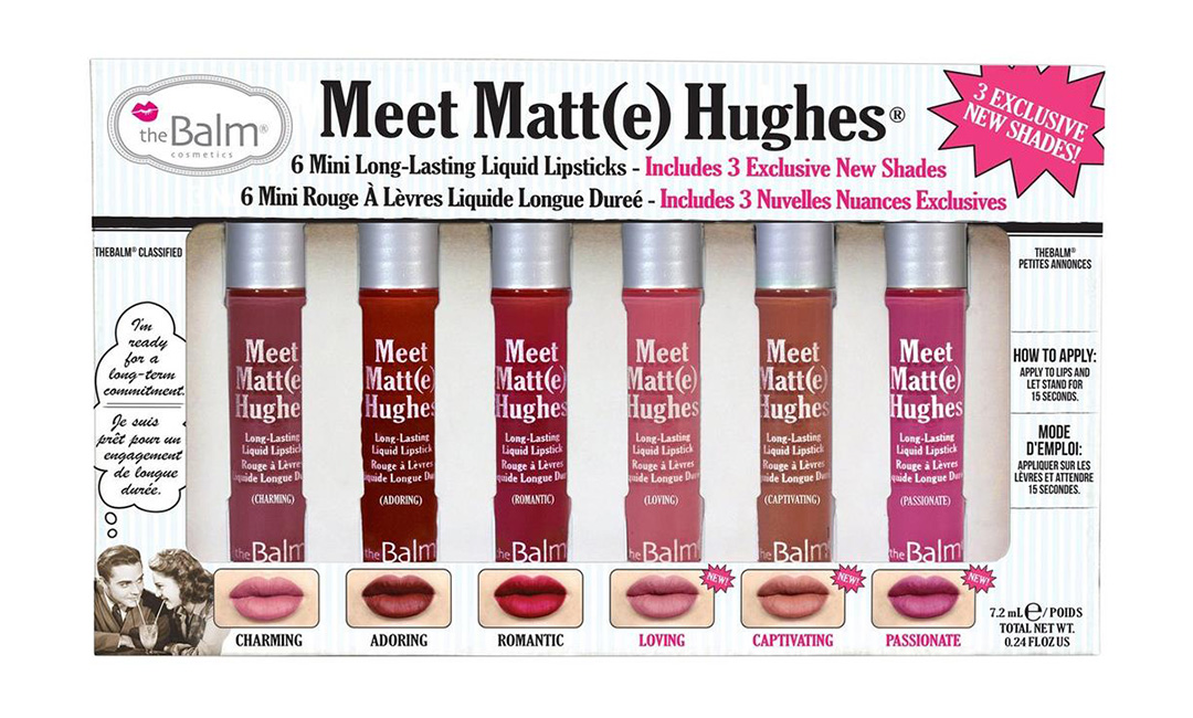 theBalm  Meet Matte Hughes Mini Kit V2