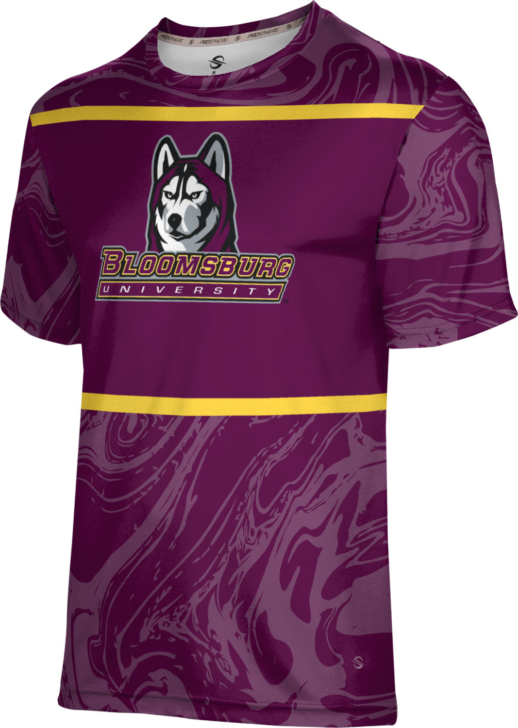 ProSphere Men's Bloomsburg University Ripple Tech Tee (BU) ProSphere Men's Bloomsburg University Ripple Tech Tee (BU)