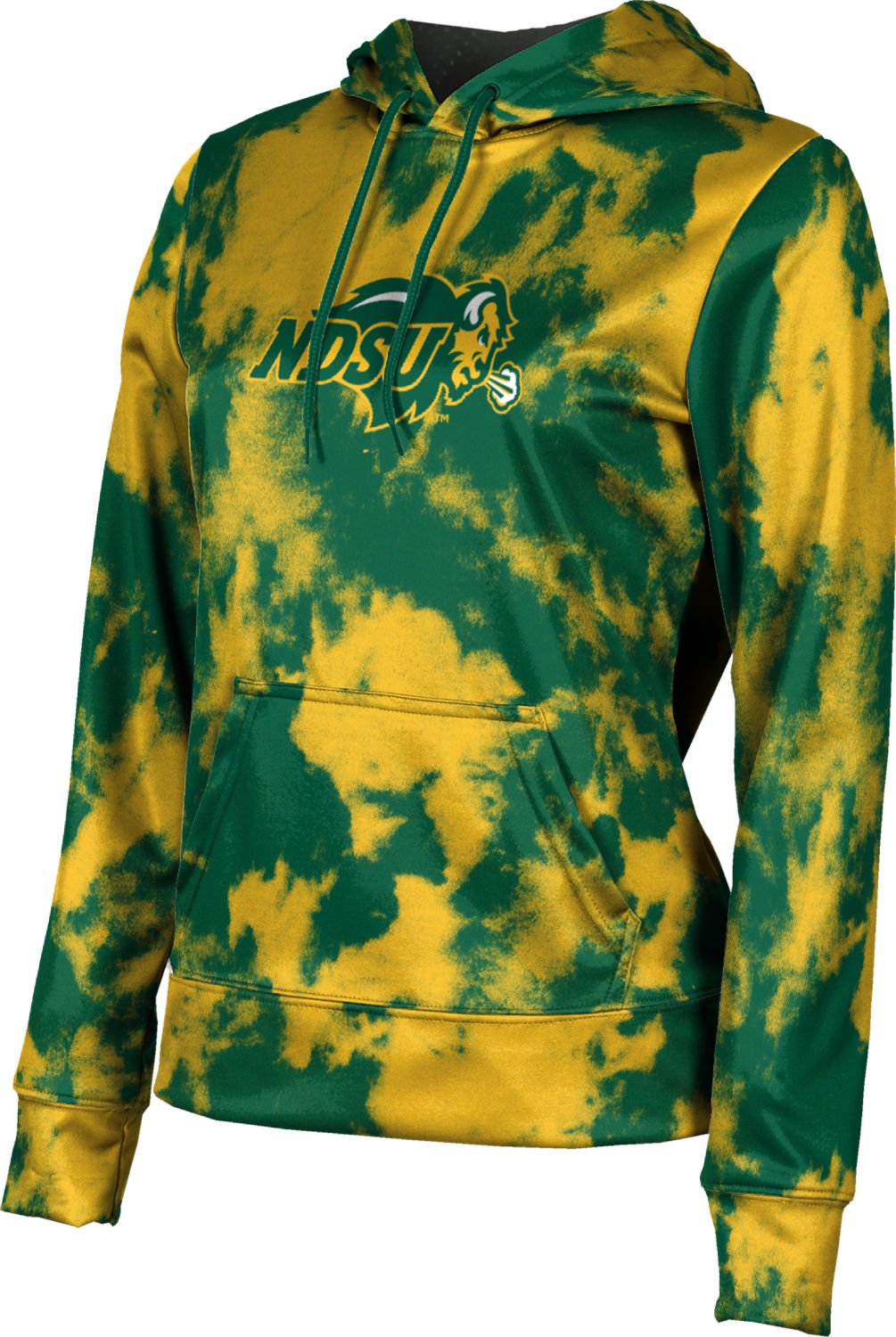 North Dakota State College of Science Mens Performance T-Shirt Grunge