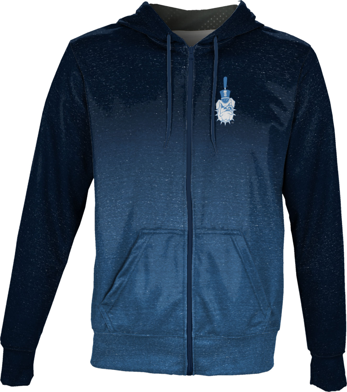 ProSphere The Citadel College Mens Pullover Hoodie School Spirit Sweatshirt Ombre