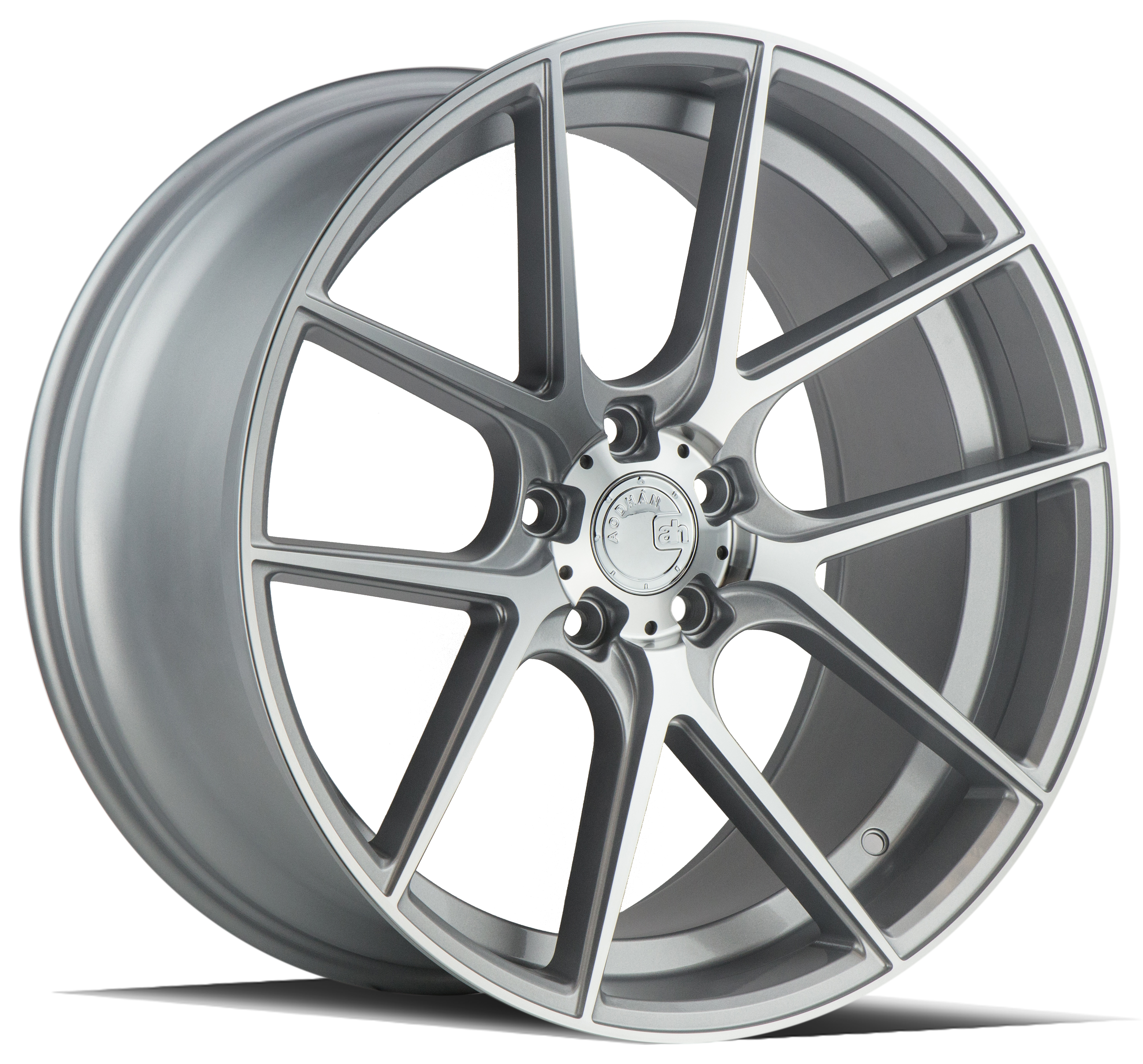 AODHAN AFF3 Wheel Rim 20x9 5x114.3 ET32 73.1mm Gloss Silver Machined Face