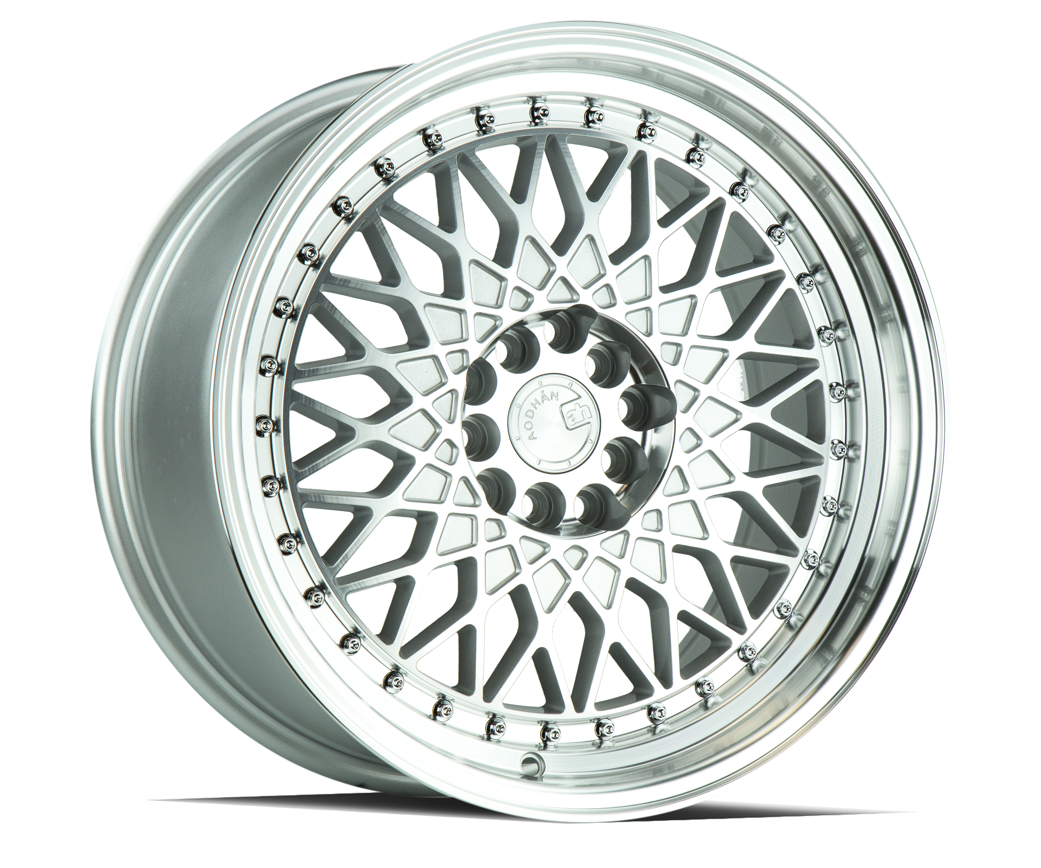 AODHAN AH05 Wheel Rim 16x8 4x100/114.3 ET15 73.1mm Silver w/Machined Face